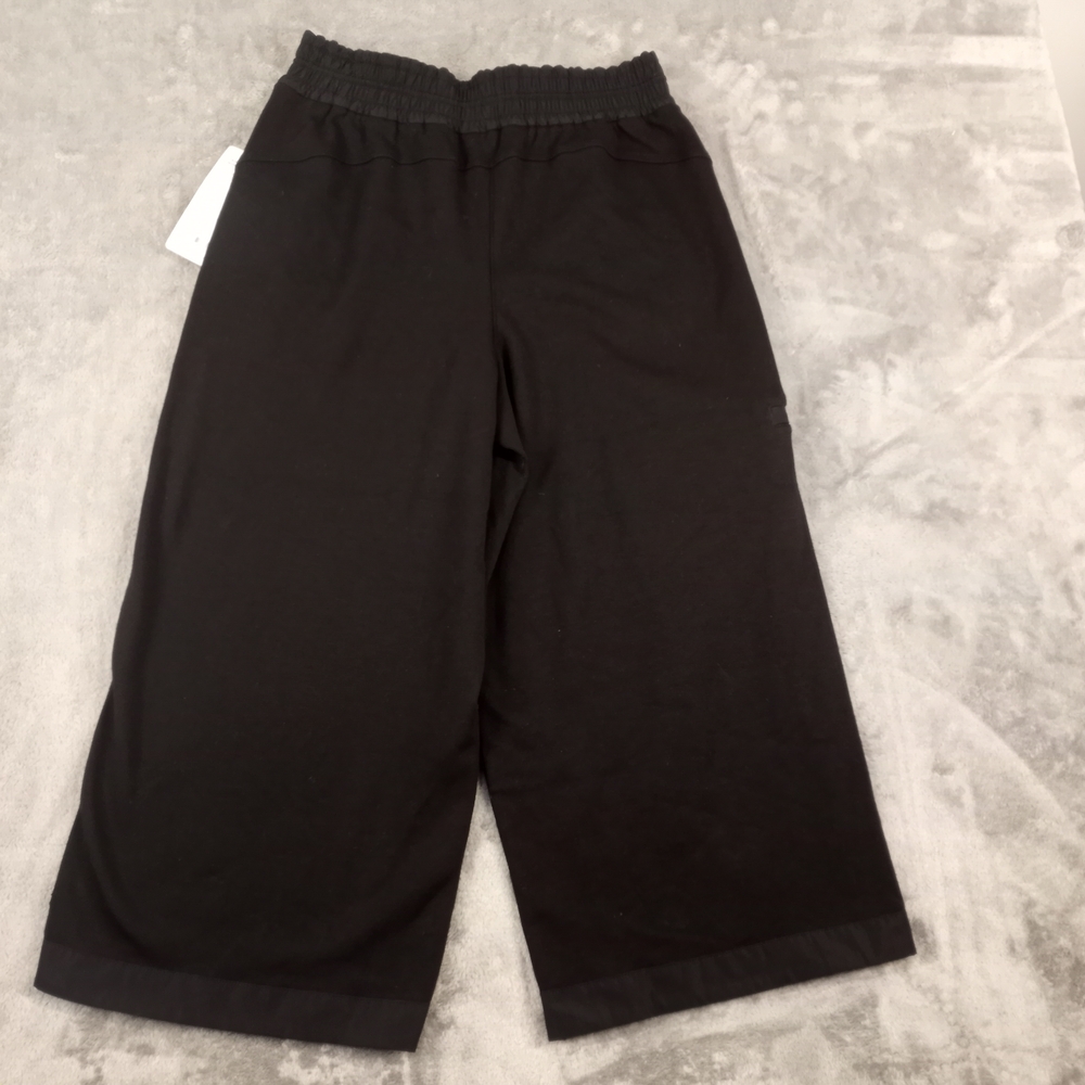 Athleta Women's. Triumph Hybrid Wide Leg Cropped Pants Size XS Black NWT - Picture 5 of 13